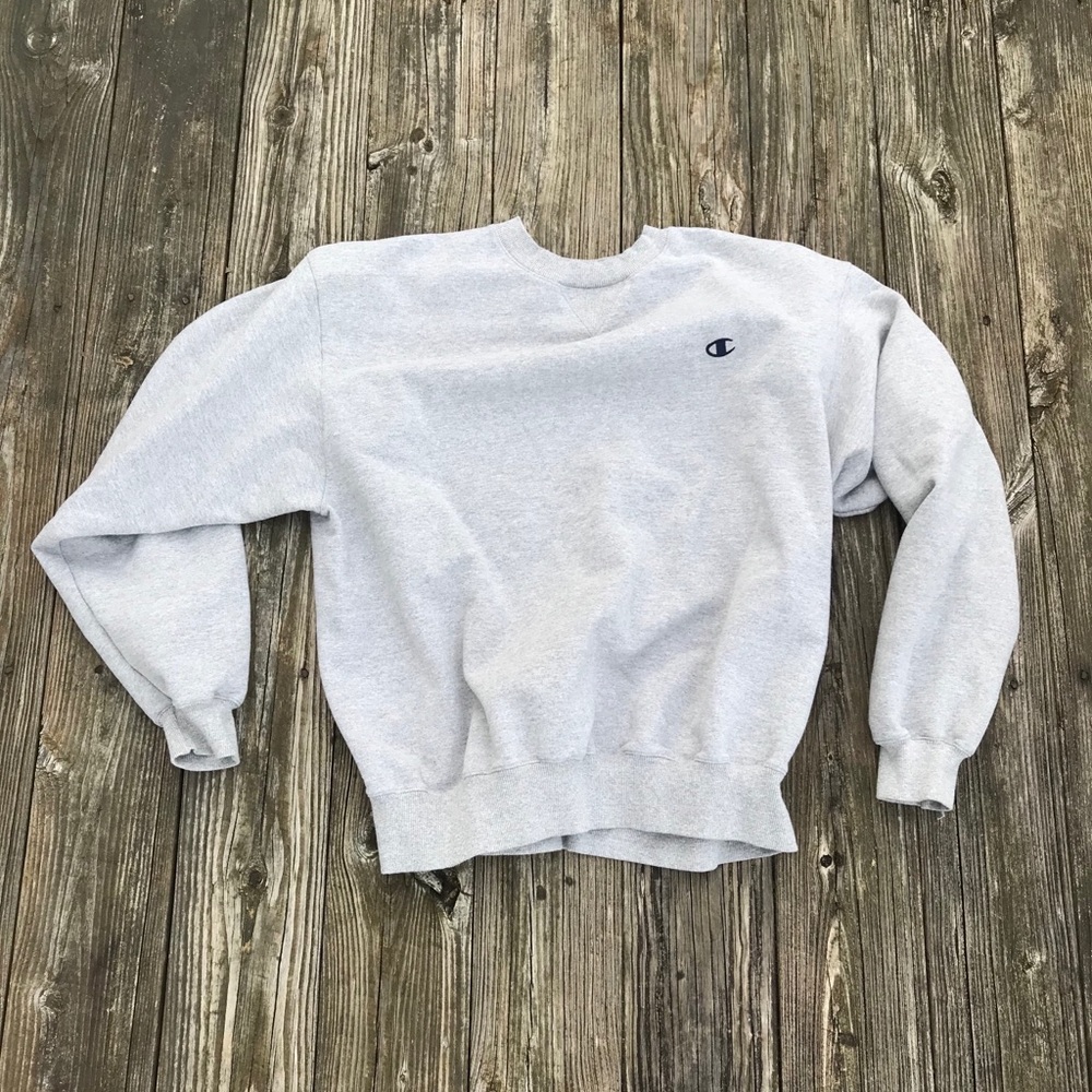 Vintage Light Grey Champion Crewneck